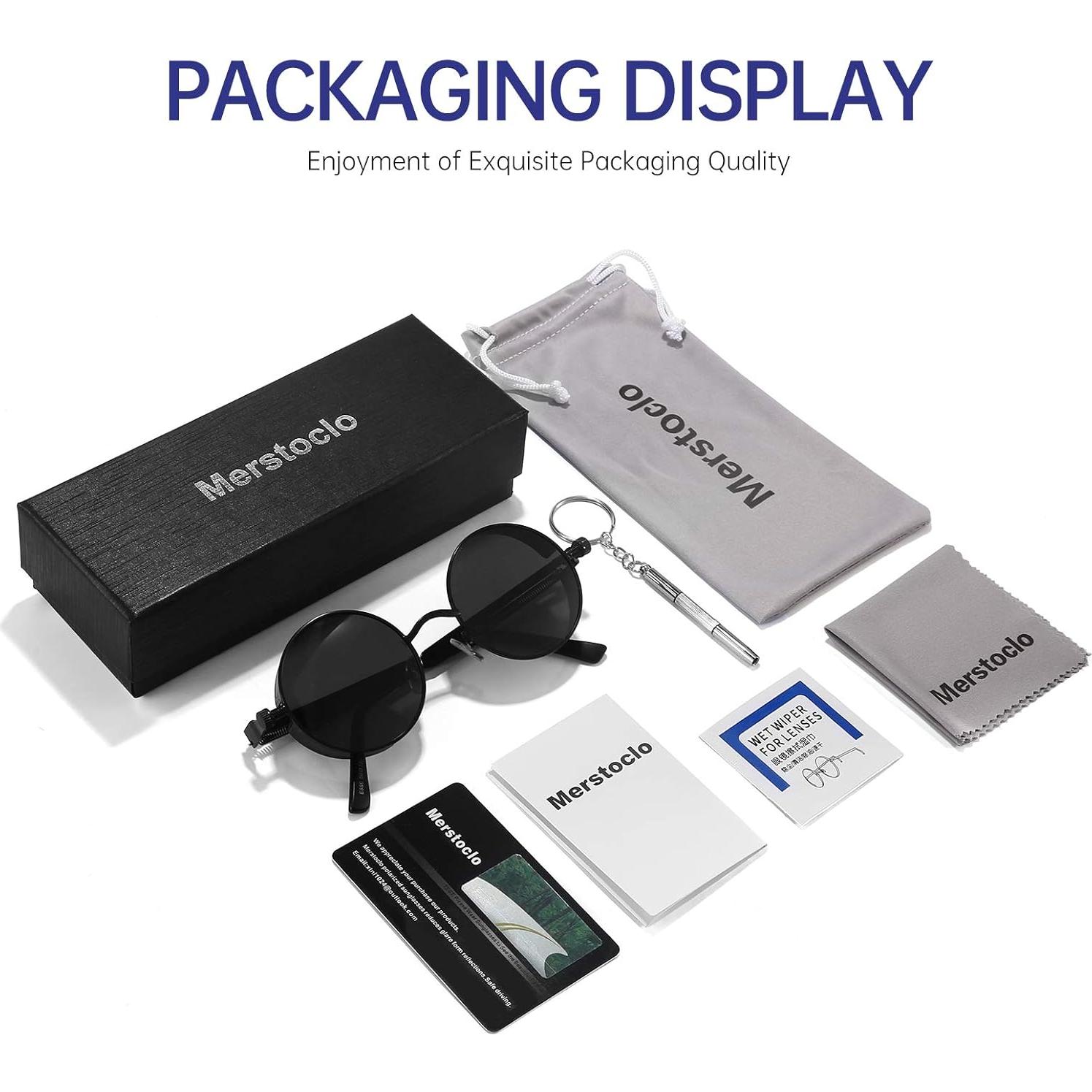 Gafas de sol Steampunk GYsnail polarizadas UV400 para hombres