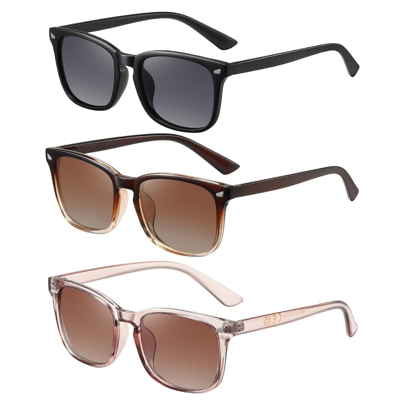 Gafas de sol polarizadas MASDUN Vision retro 3 unidades