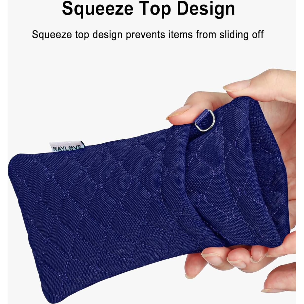 Estuche Doble para Gafas WAWOHERRNS Azul - Viaje Suave 2 Pares