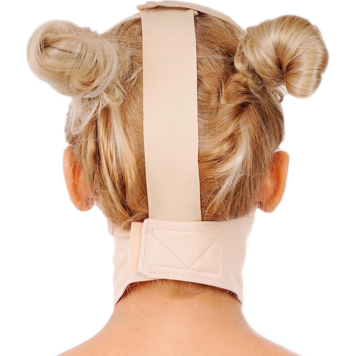 Prenda de Compresión Facial INVERA para Recuperación Postquirúrgica