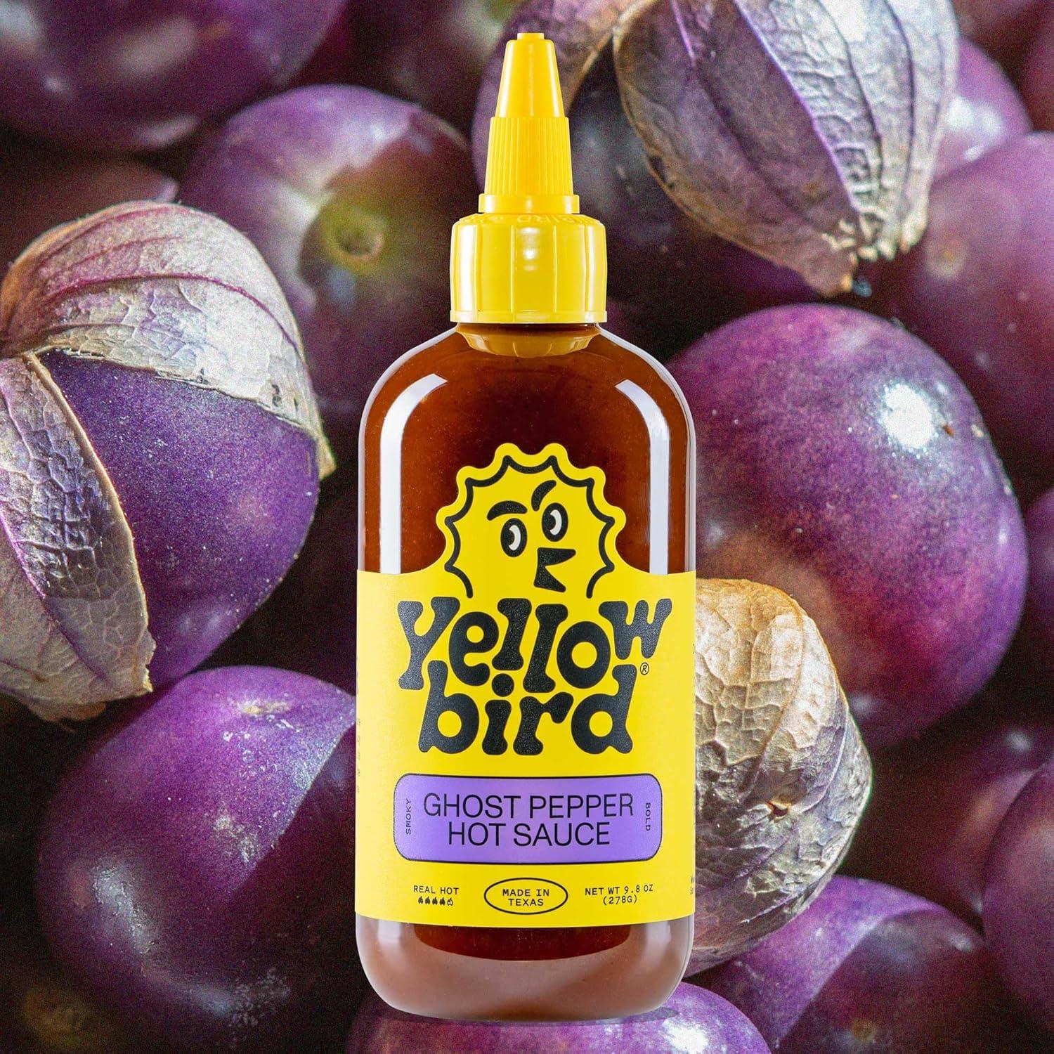 Salsa Picante Yellowbird de Pimiento Fantasma 277g - Vegana