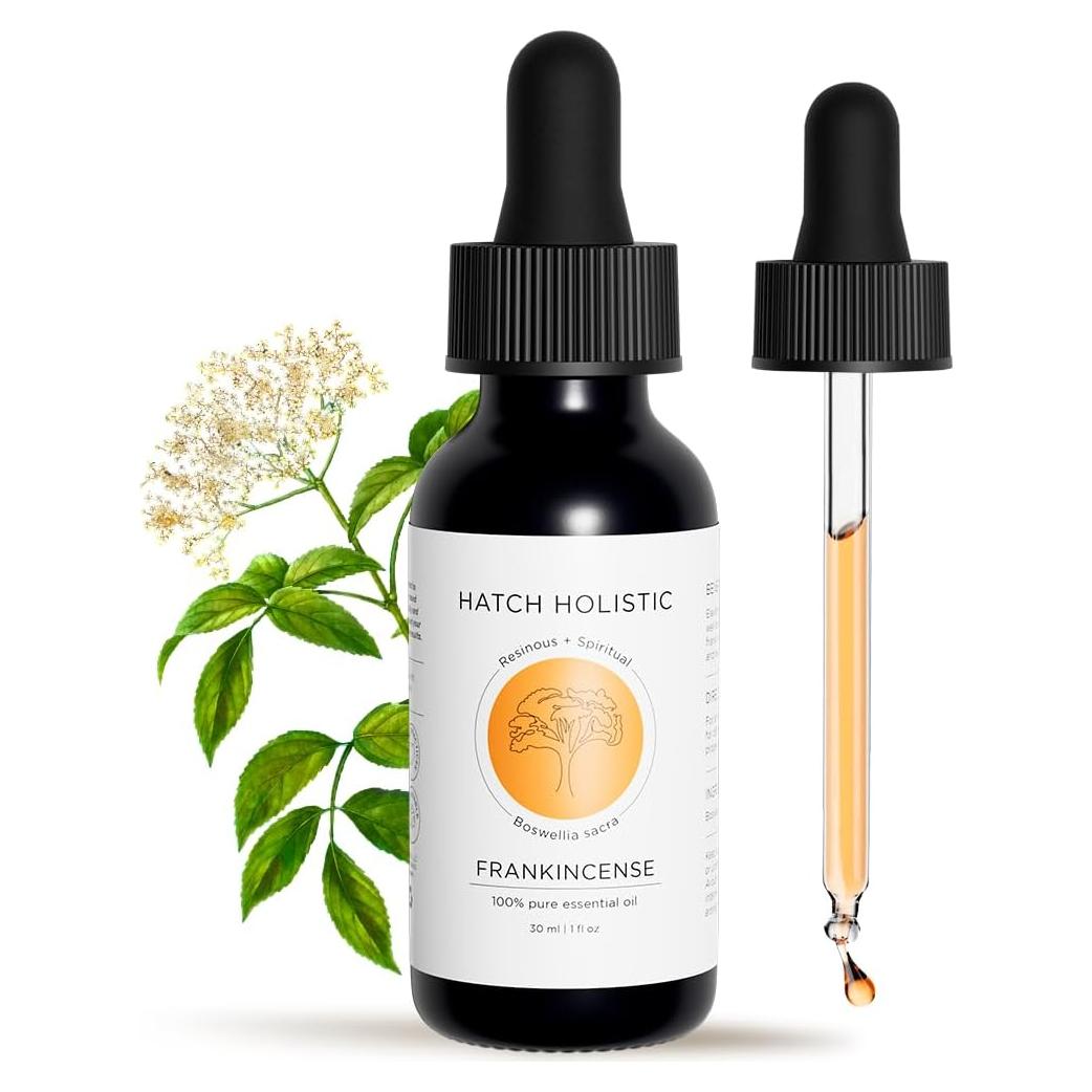 Aceite Esencial de Incienso Orgánico Hatch Holistic 30ml - Aroma Puro para Aromaterapia y Cuidado de la Piel