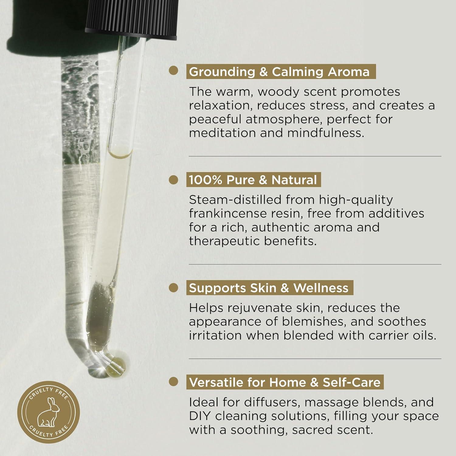 Aceite Esencial de Incienso Orgánico Hatch Holistic 30ml - Aroma Puro para Aromaterapia y Cuidado de la Piel