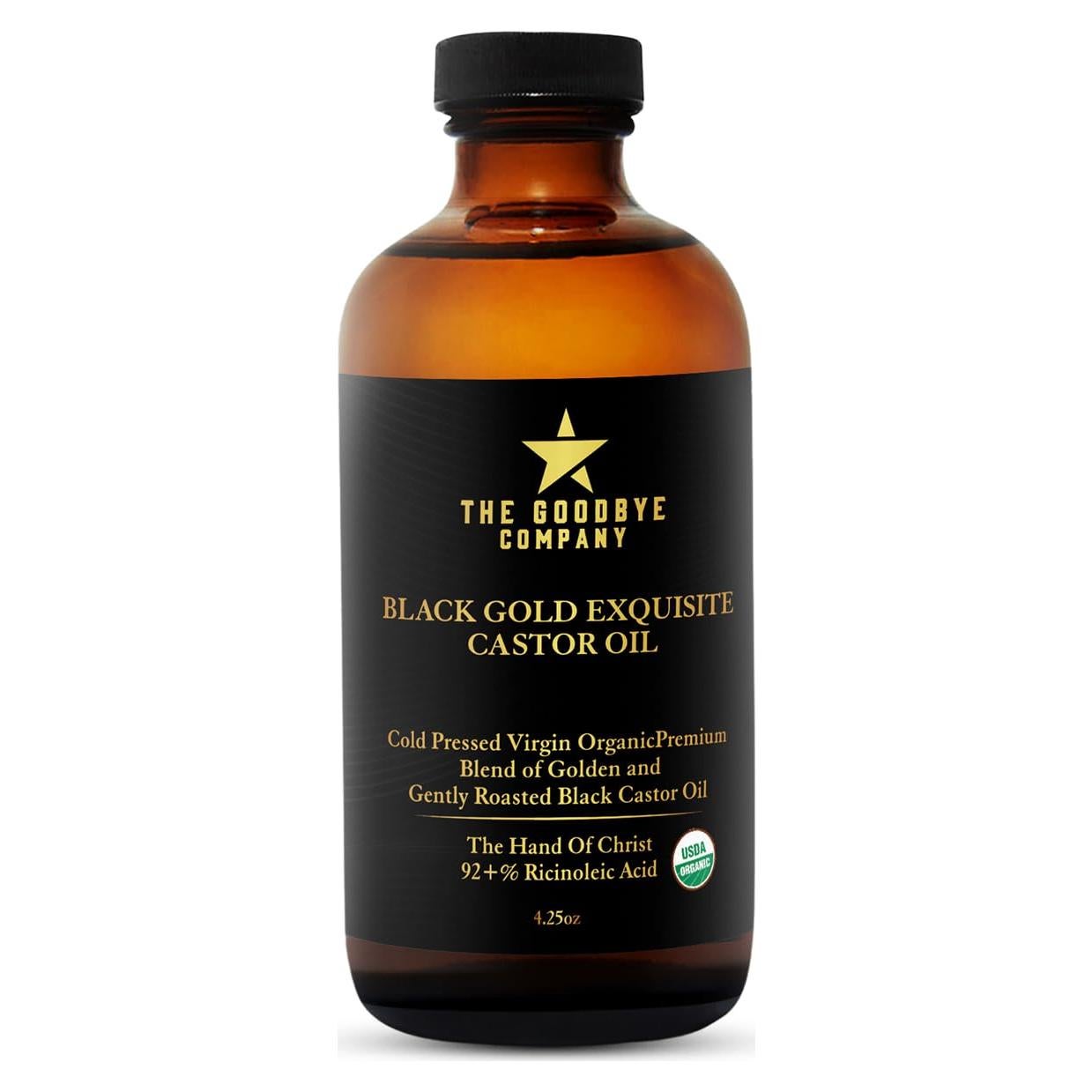 Aceite de Ricino Negro y Dorado The Goodbye 125ml Orgánico