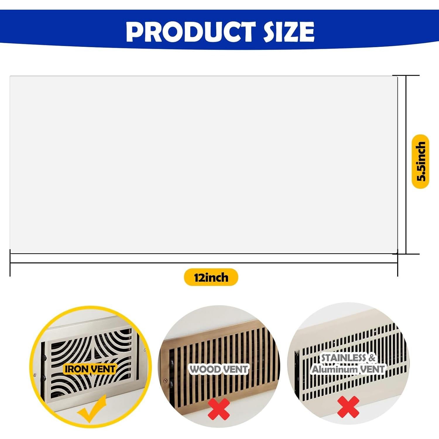 Cubiertas Magnéticas FONKI 5.5x30.48 cm Ultra Gruesas