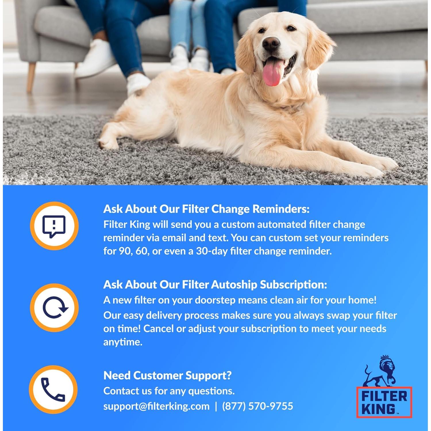 Filtro de Aire Filtro Rey MERV 8 5.5x13.5x1 cm 4-Pack