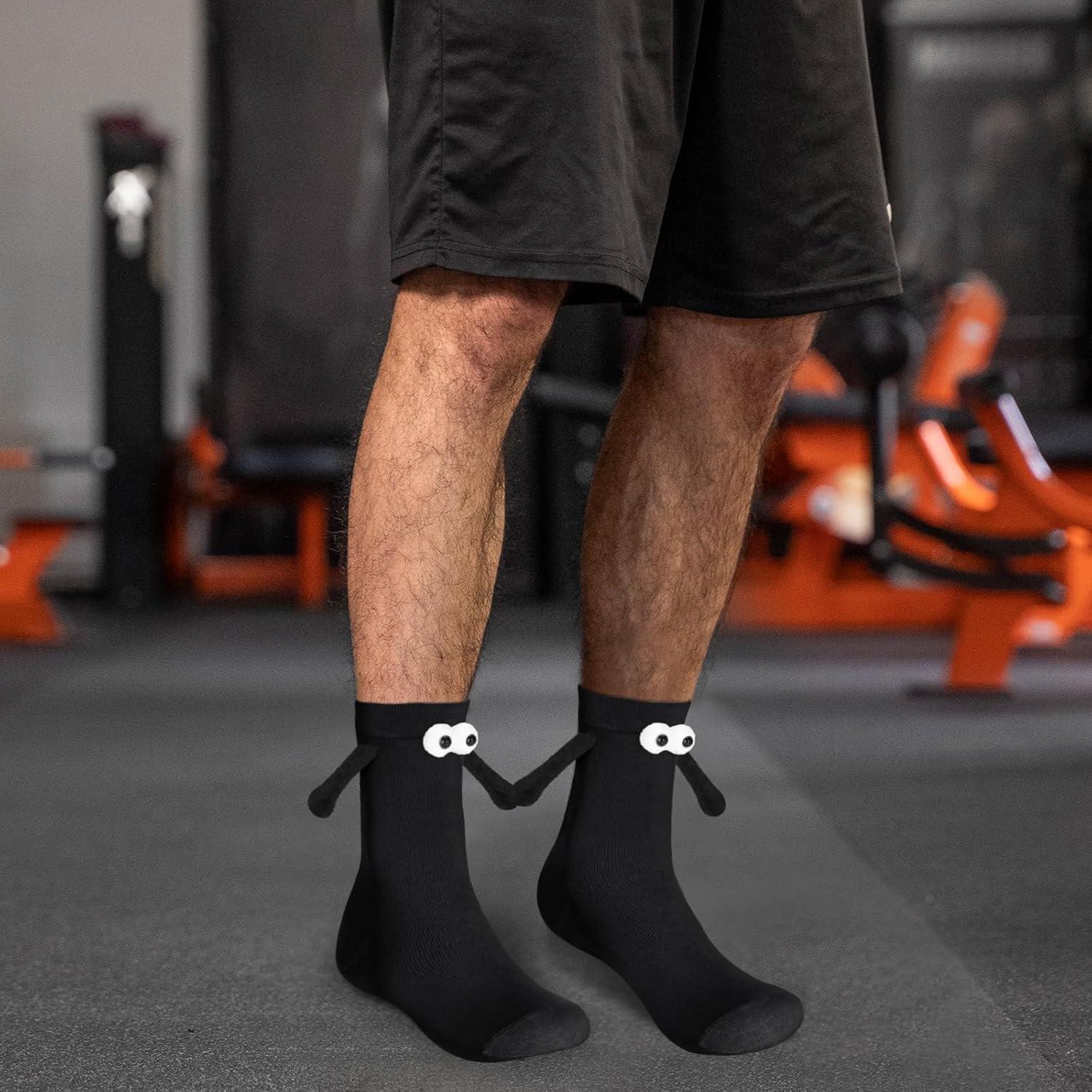 Calcetines Magnéticos 3D Manos Unidas - 4 Pares Divertidos