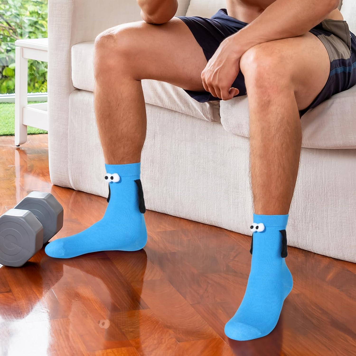 Calcetines Magnéticos 3D Manos Unidas - 4 Pares Divertidos