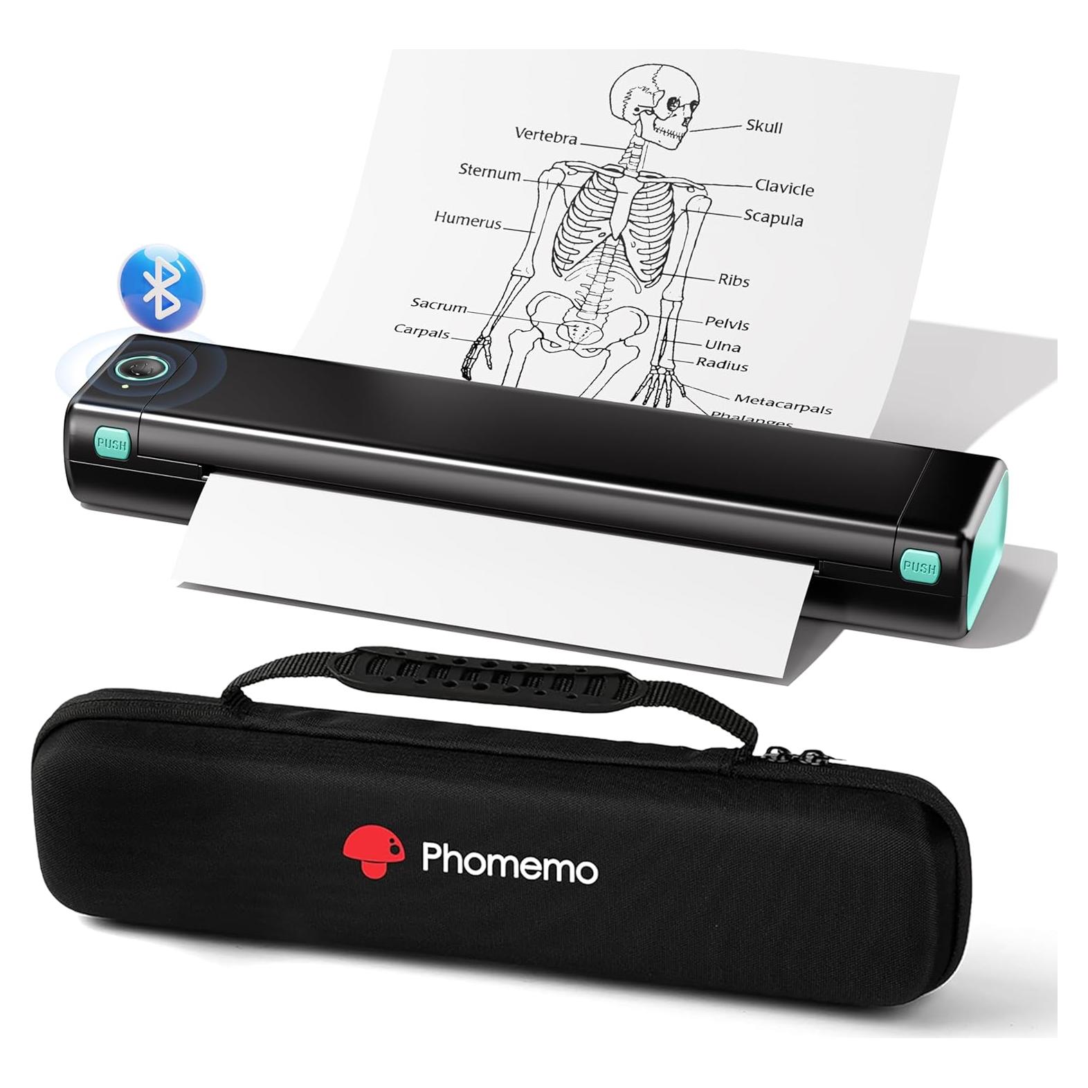 Impresora Portátil Phomemo M08F Bluetooth Sin Tinta 21.6x27.9cm