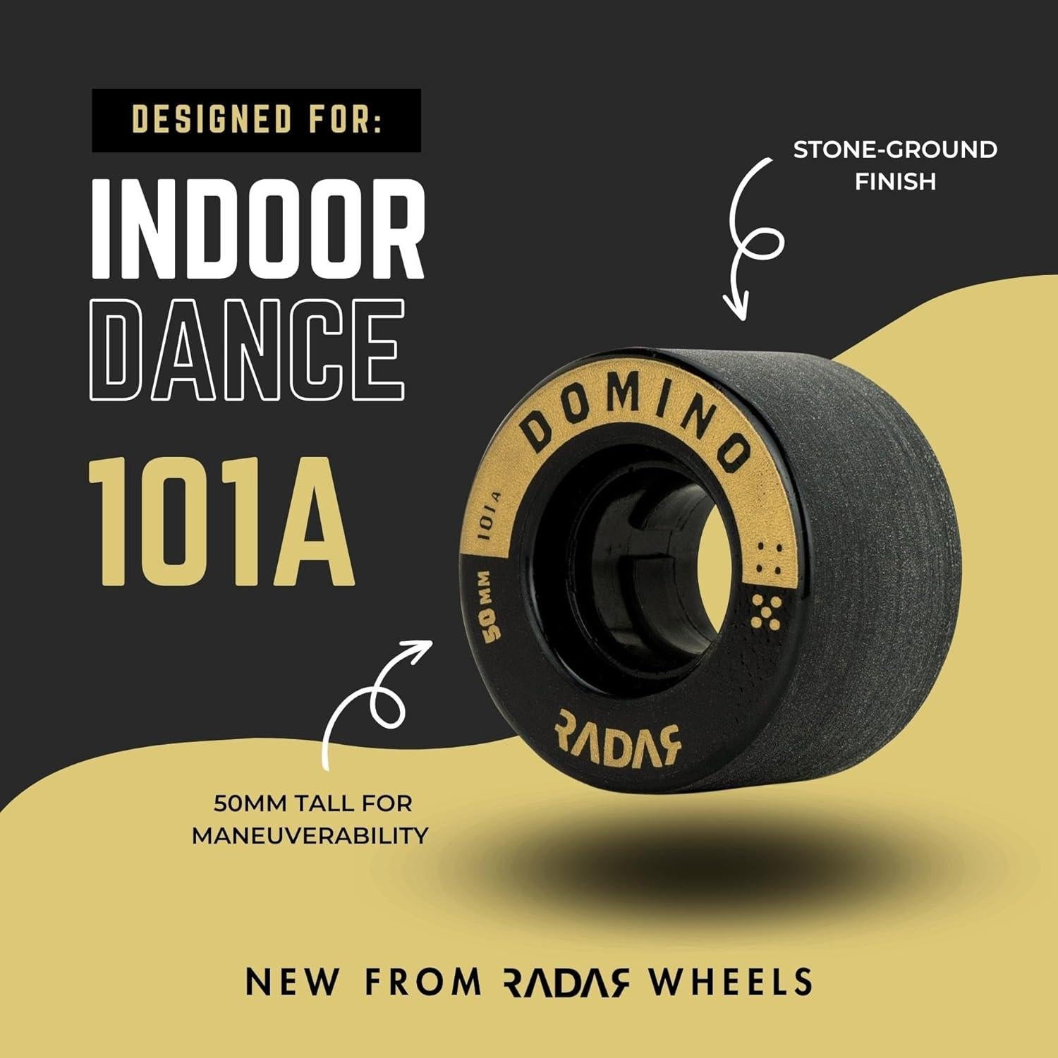 Ruedas de Patinaje Artístico Riedell Radar Domino 50mm 101A