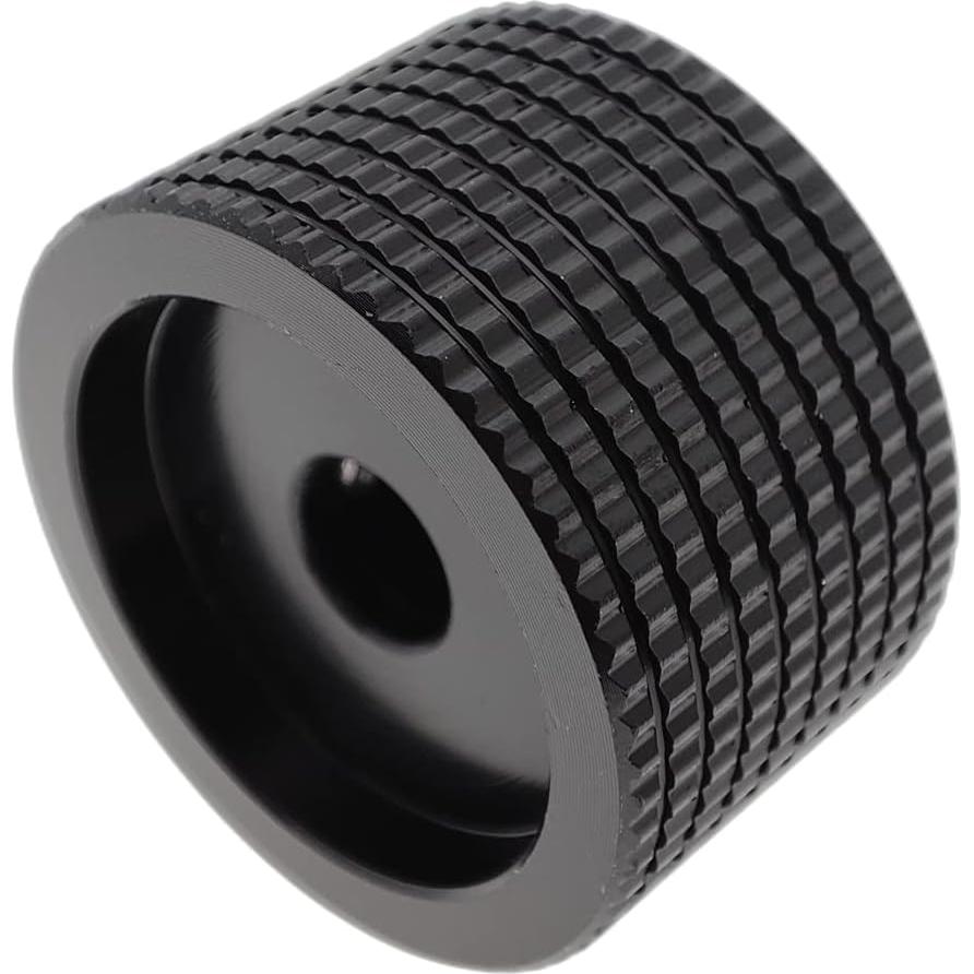 Paquete de 2 Perillas de Control de Aluminio Szliyands Negro