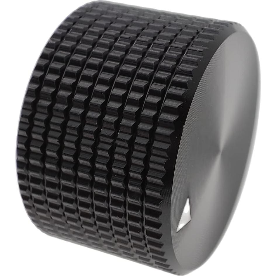 Paquete de 2 Perillas de Control de Aluminio Szliyands Negro