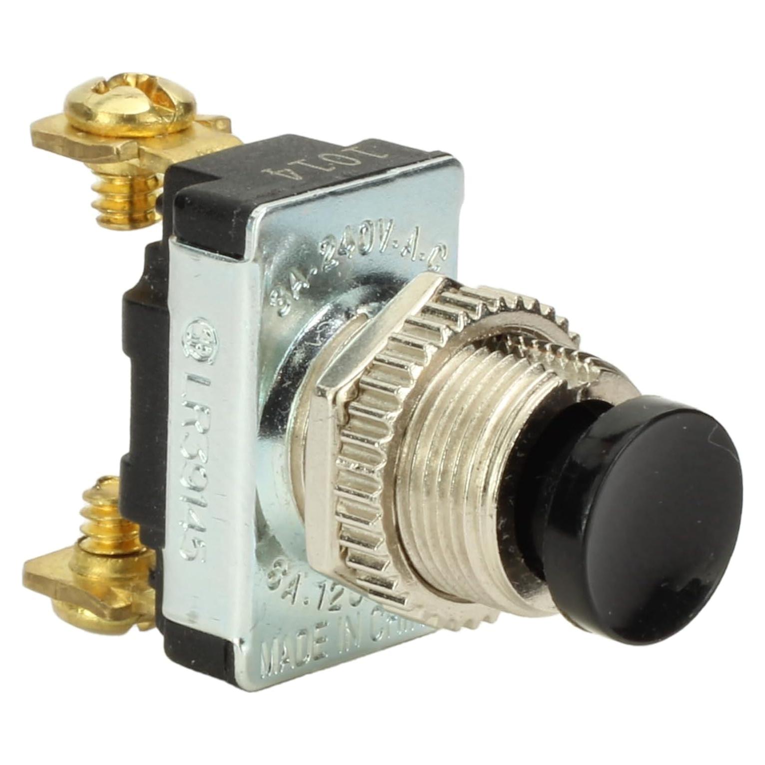 Interruptor momentáneo Fastronix 6A AC/DC negro 1.5x1.4 cm