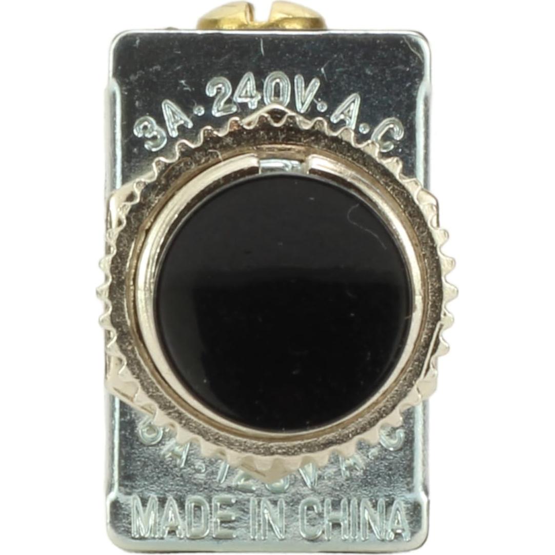 Interruptor momentáneo Fastronix 6A AC/DC negro 1.5x1.4 cm