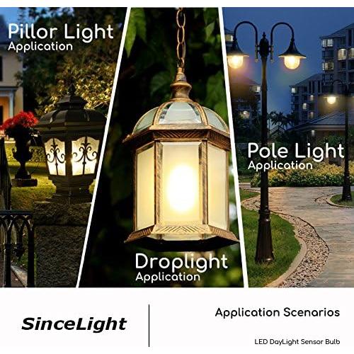 Bombilla LED SINCELIGHT E26 9W Doble Sensor Luz Diurna - Paquete de 2