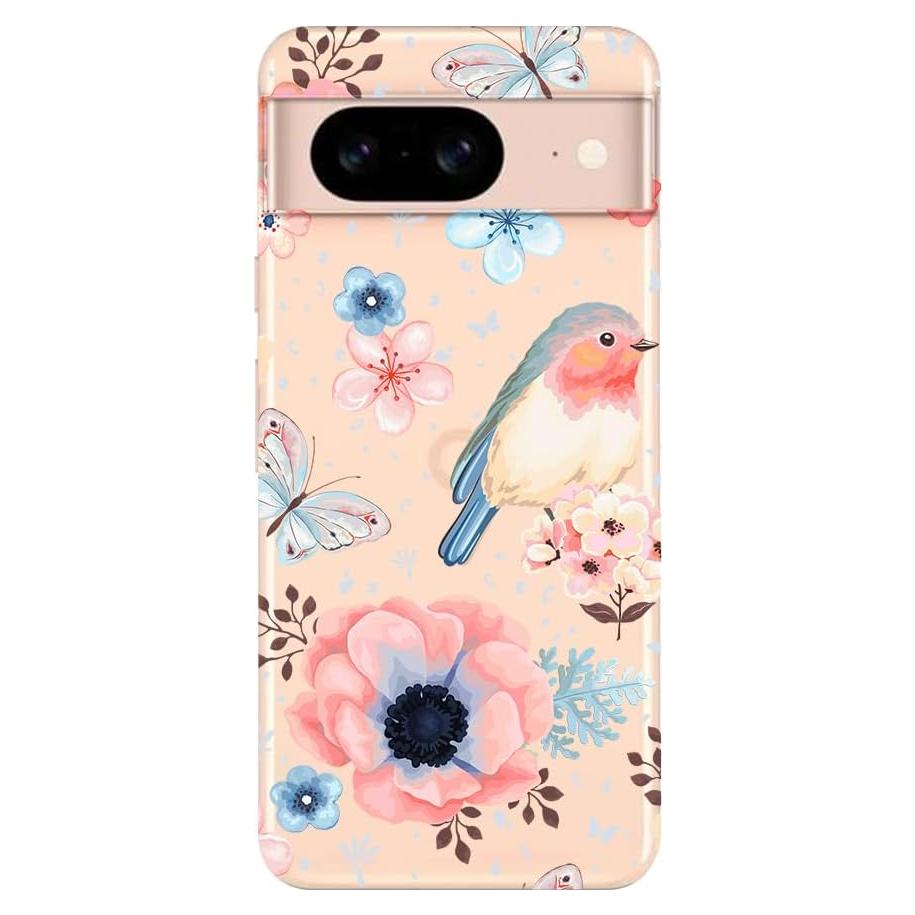Funda Blingy's para Google Pixel 8 - TPU Transparente 6.2" Floral