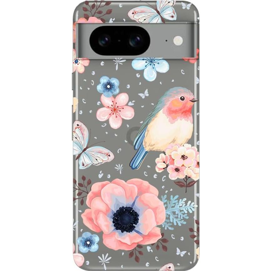 Funda Blingy's para Google Pixel 8 - TPU Transparente 6.2" Floral