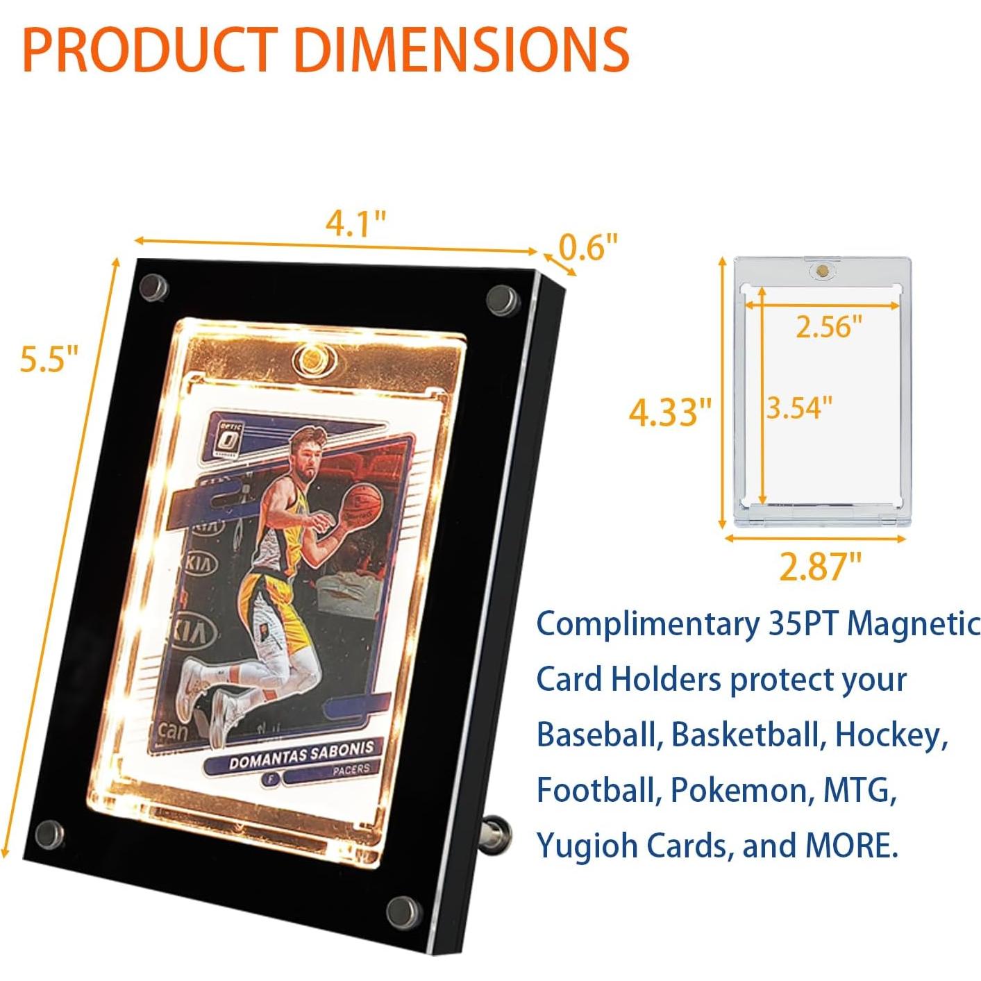 Marco de Exhibición LED para Tarjetas Comerciales Acrílico