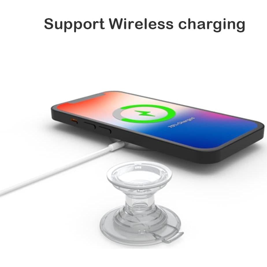 GRIPONG Cute 2D Gummy Bear Shape Expandable Collapsible Mobile Phone Grip Stand Holder for Smartphone Tablet Cell Phone Accessory (Blue)