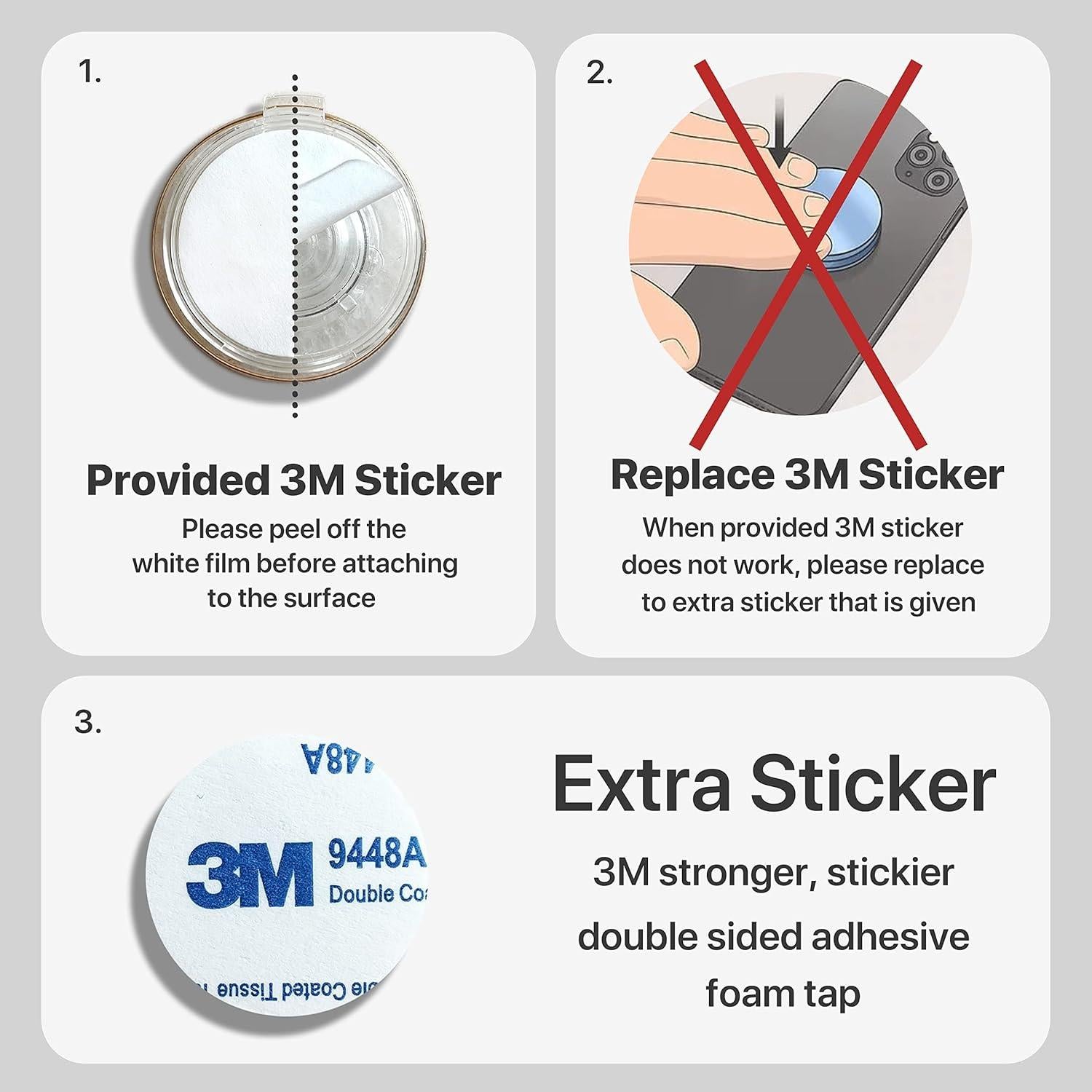 GRIPONG Cute 2D Gummy Bear Shape Expandable Collapsible Mobile Phone Grip Stand Holder for Smartphone Tablet Cell Phone Accessory (Blue)