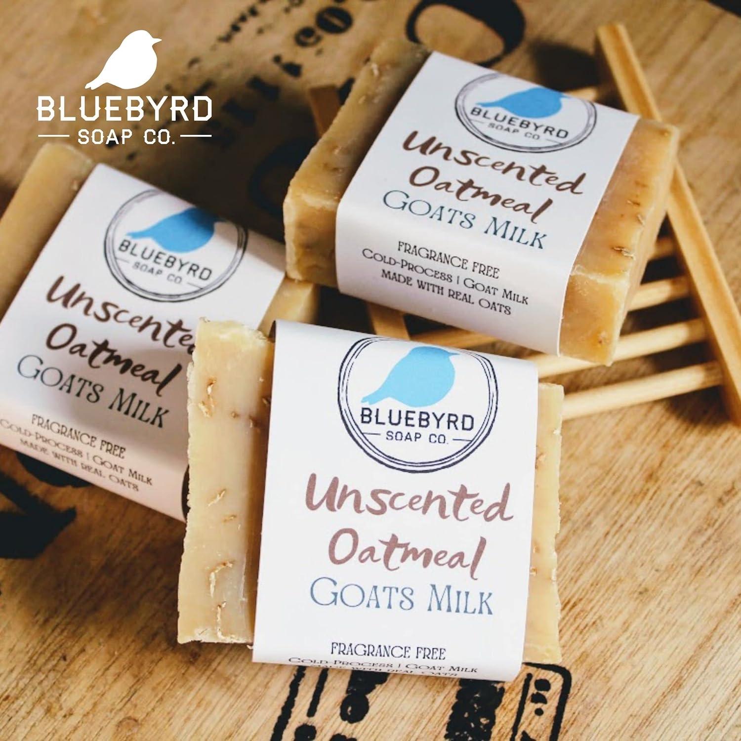 Jabón de Avena Natural Bluebyrd 141.75g - Sin Fragancia