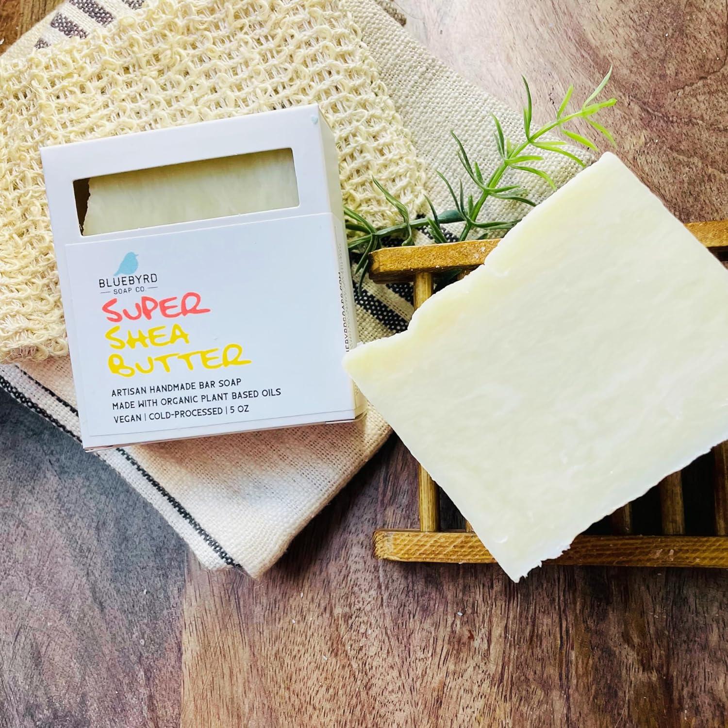 Jabón Natural de Manteca de Karité Bluebyrd 127g Hidratante