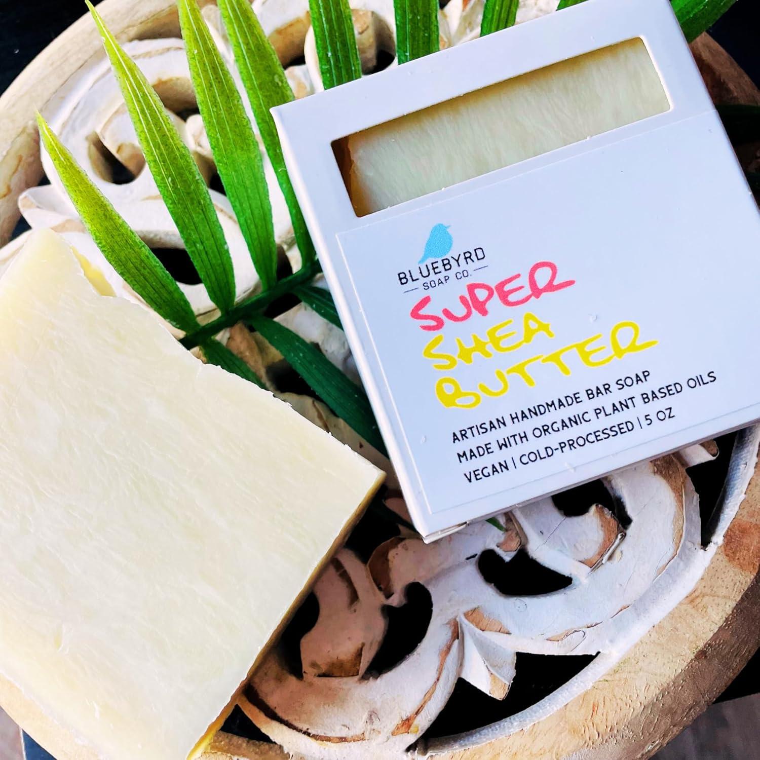 Jabón Natural de Manteca de Karité Bluebyrd 127g Hidratante