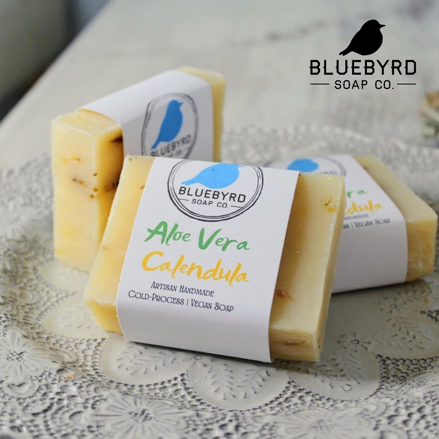 Jabón Natural de Caléndula y Aloe Vera Bluebyrd 130g