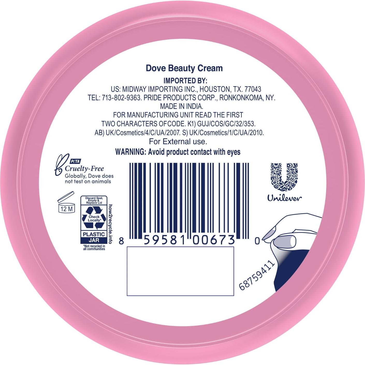 Crema Hidratante Dove Body Love 150 ml, Piel Normal a Seca