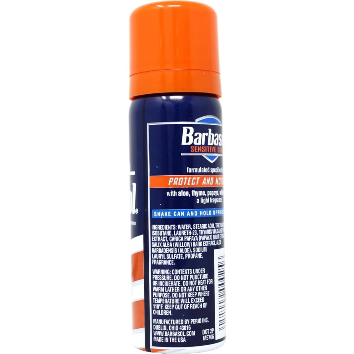 Crema de Afeitar Barbasol Piel Sensible 56.7g - Paquete de 36