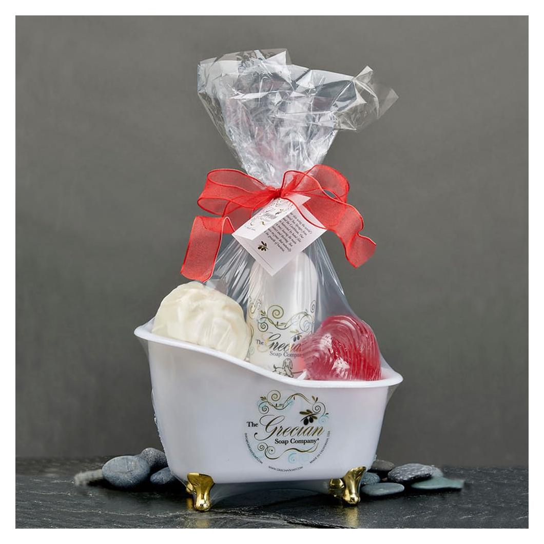 Juego de Jabón y Loción Almendra Grecian - Regalo Día de la Madre