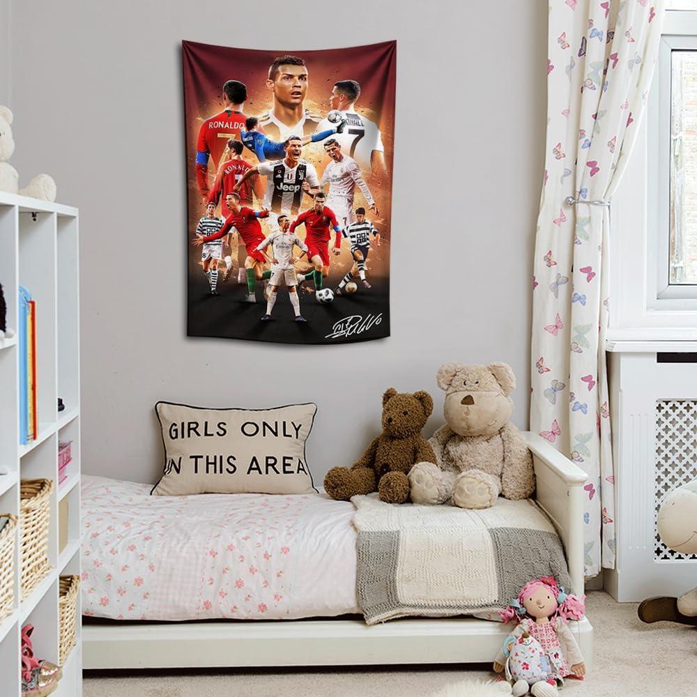 Tapiz de Pared Cristiano Ronaldo 71x100 cm Decoración Infantil