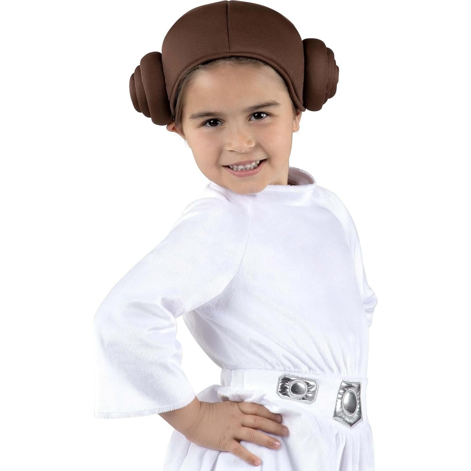 Disfraz Princesa Leia Niña Pequeña Star Wars - Vestido y Tocado