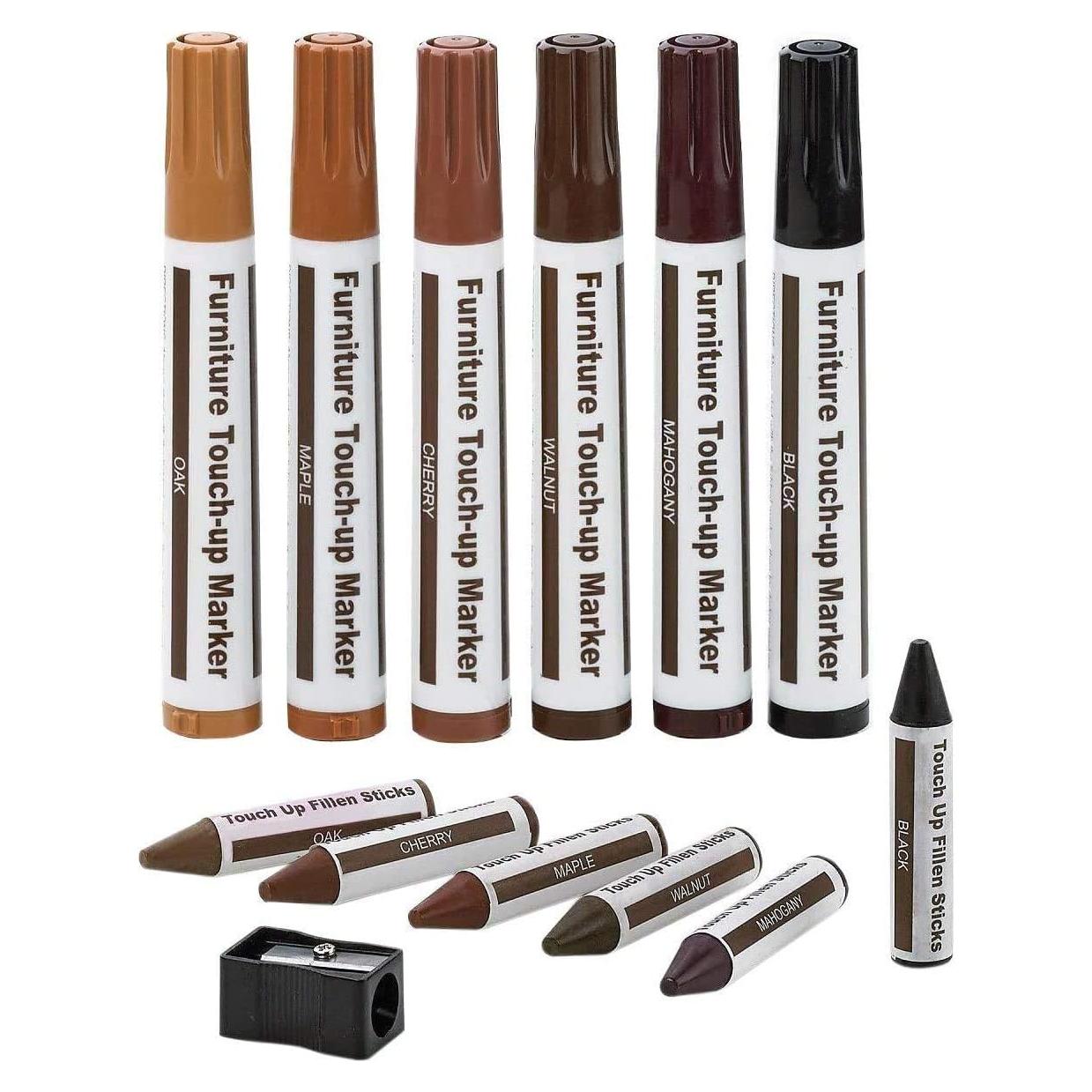 Kit de Reparación de Muebles DAIXISM - 13 Piezas, 6 Colores