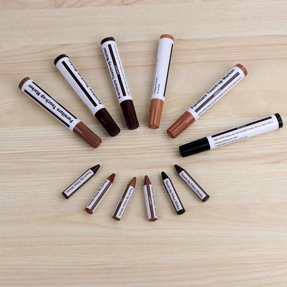 Kit de Reparación de Muebles DAIXISM - 13 Piezas, 6 Colores