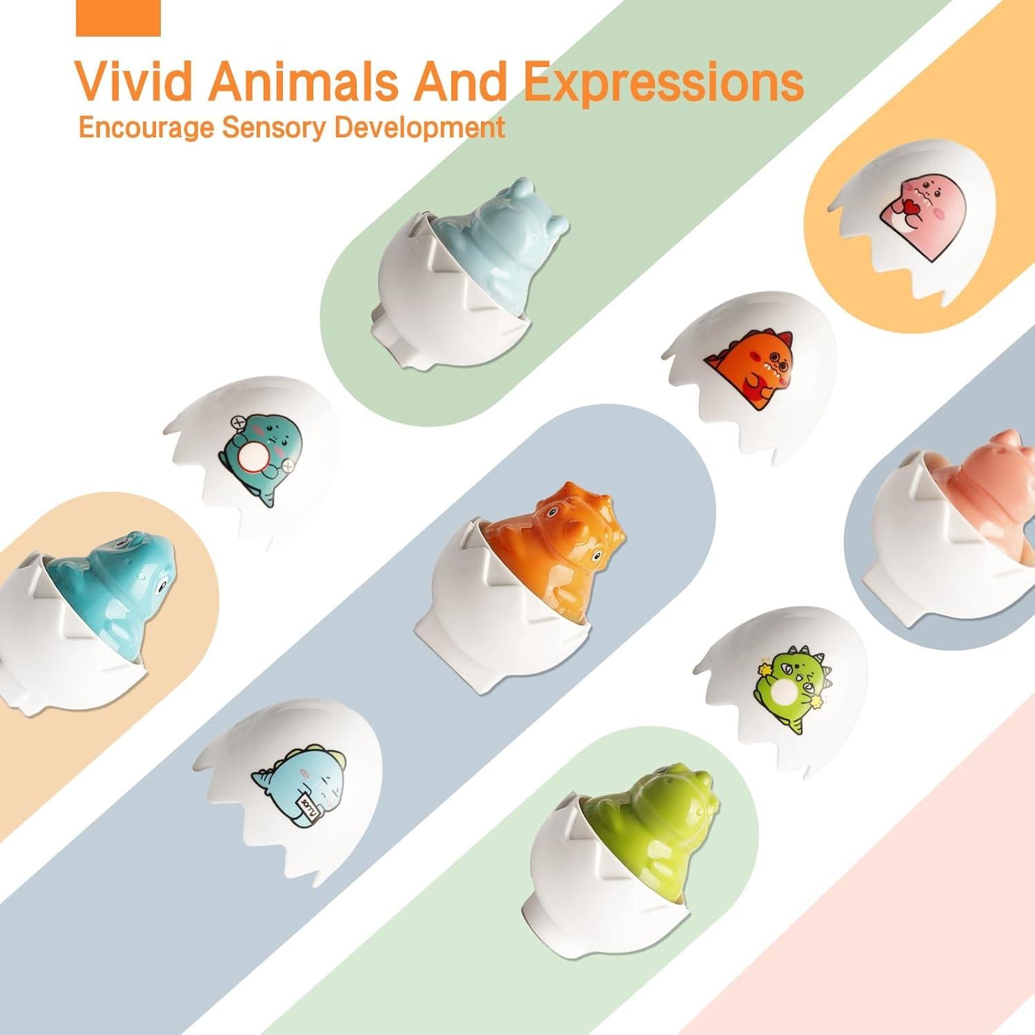 Huevos de Dinosaurio Montessori Tinabless - Juguete Educativo