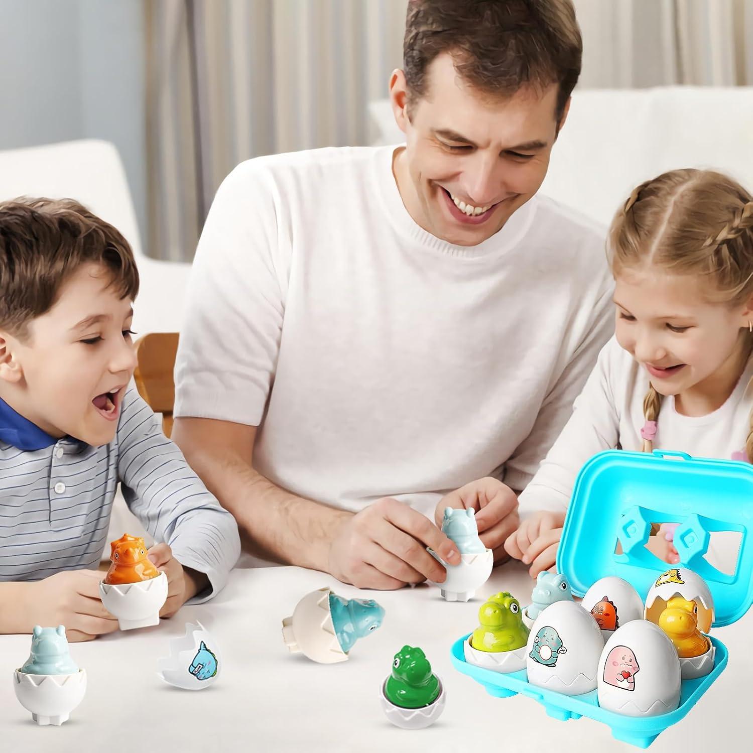 Huevos de Dinosaurio Montessori Tinabless - Juguete Educativo