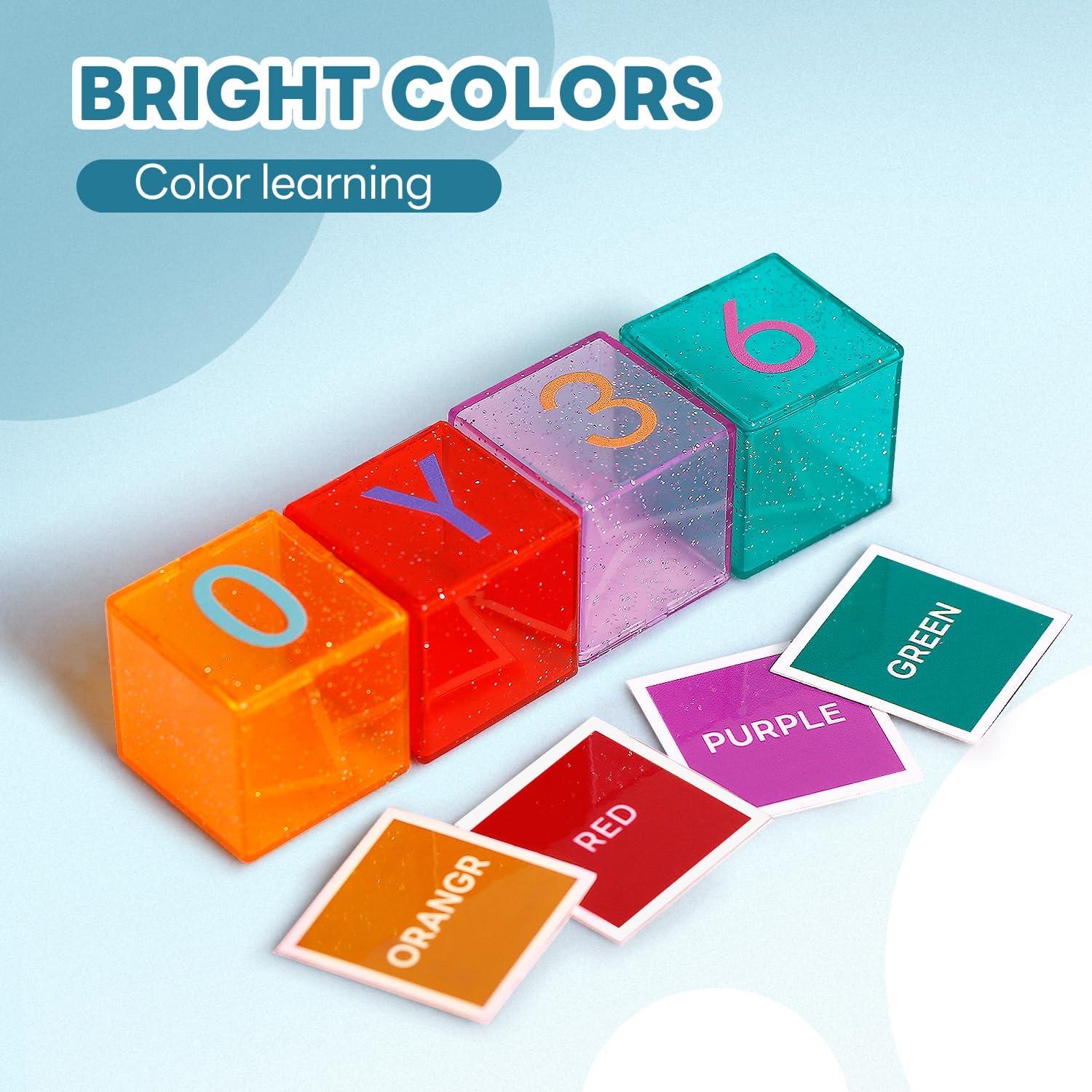 Bloques de Construcción HOPANDOS 40 Piezas Educativos 1.3"