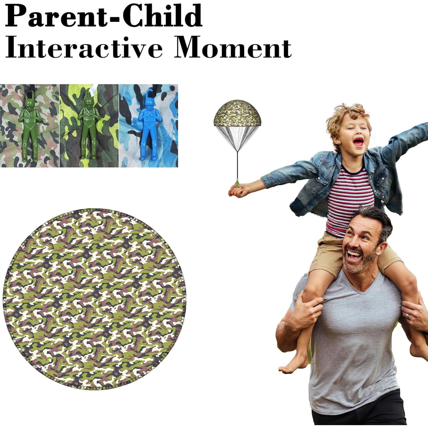 Juguete Paracaídas PGXT para Niños 3 a 12 Años - Exterior