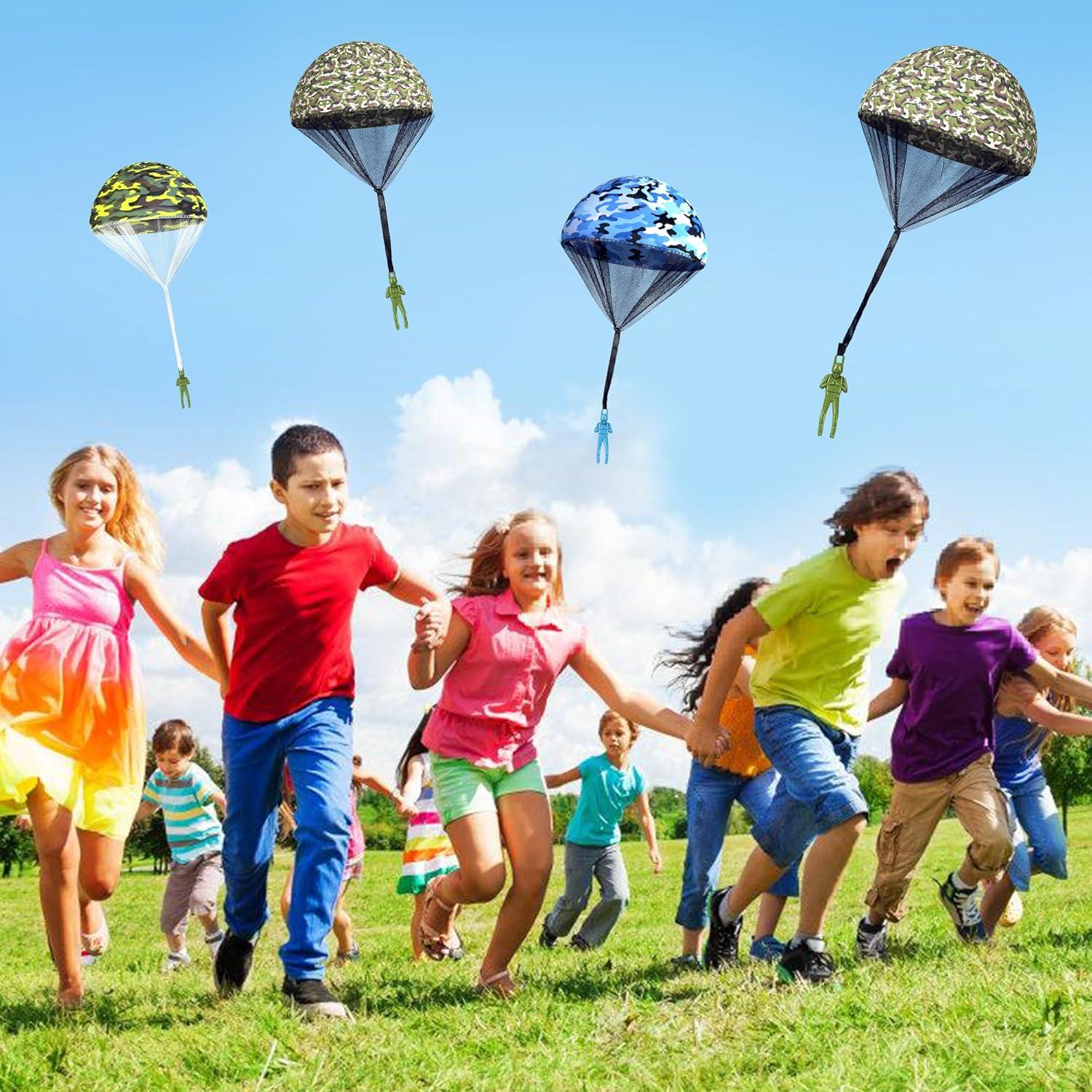 Juguete Paracaídas PGXT para Niños 3 a 12 Años - Exterior