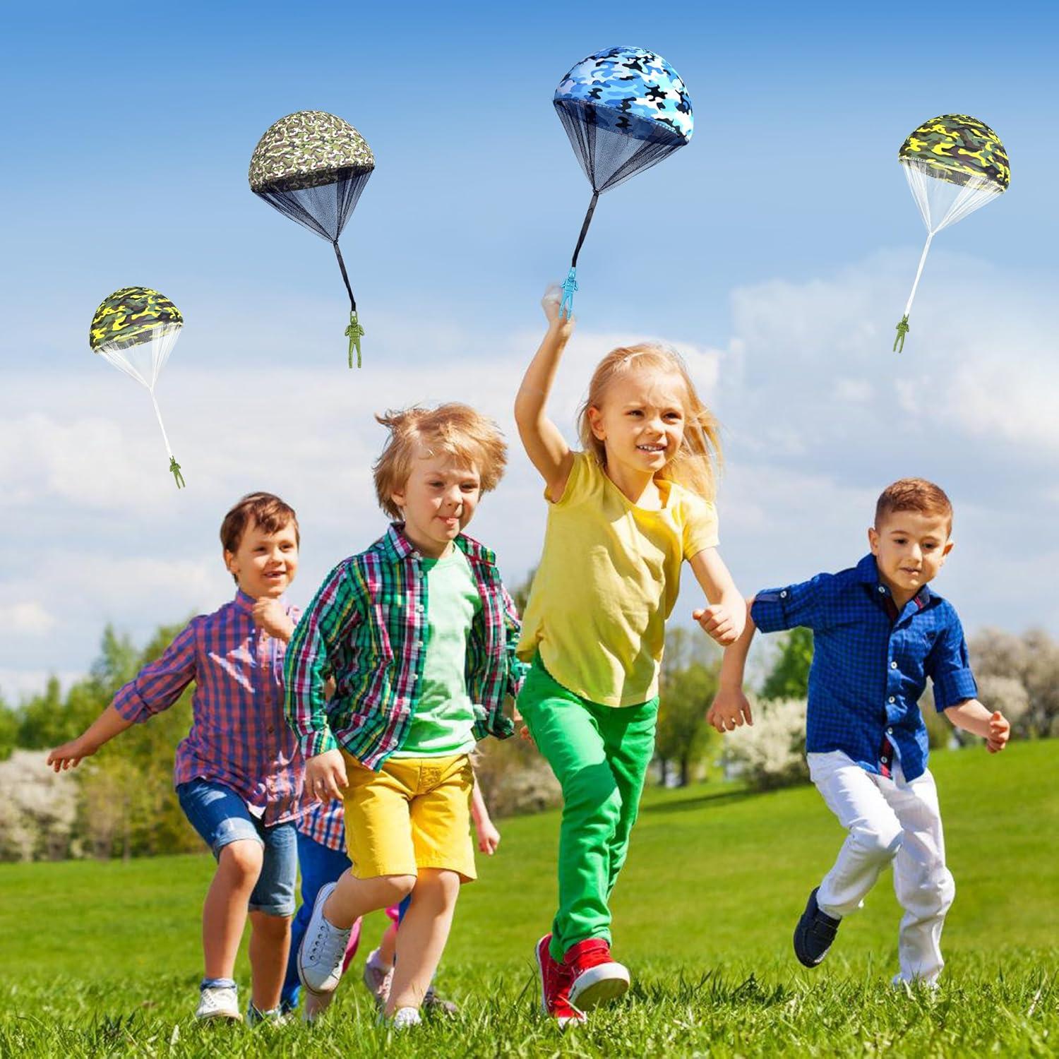 Juguete Paracaídas PGXT para Niños 3 a 12 Años - Exterior