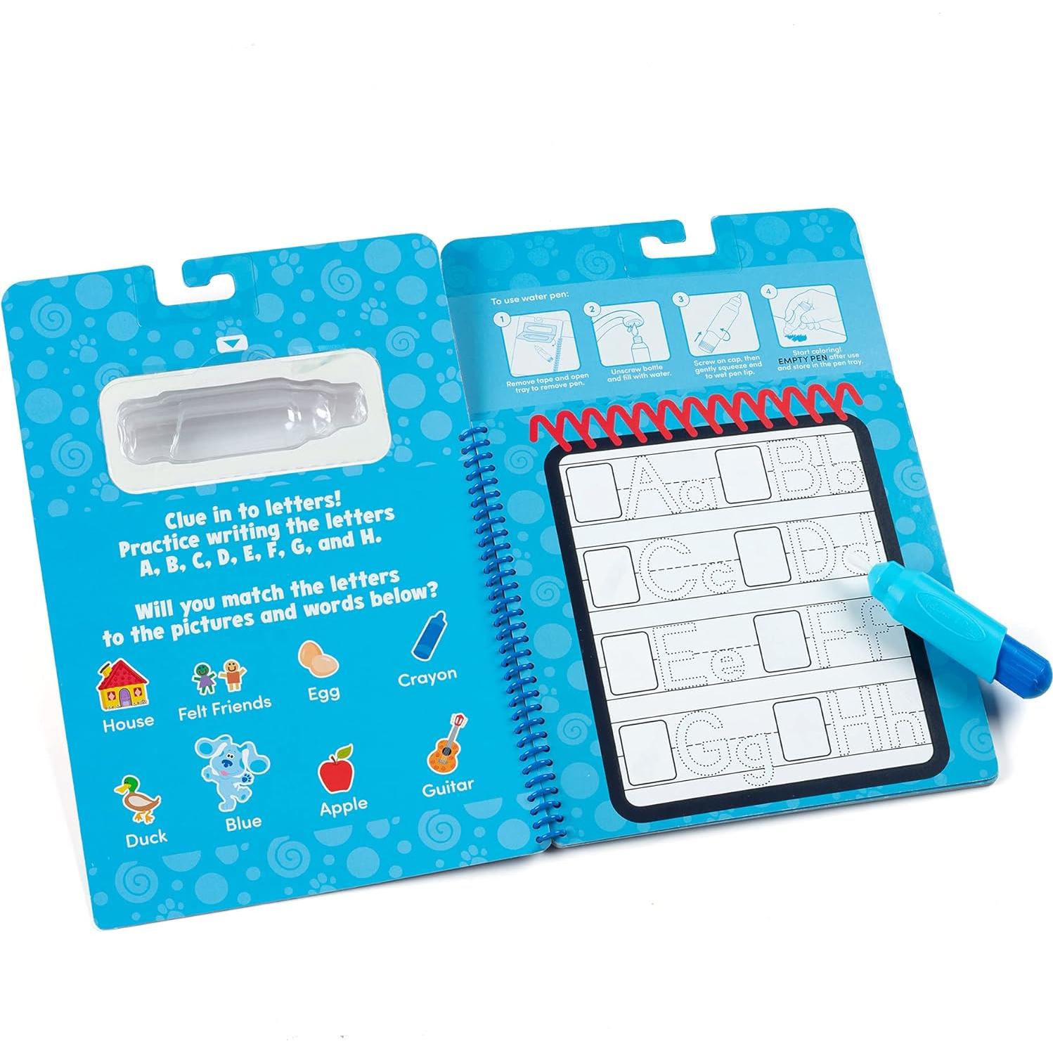 Cuaderno de Actividades Melissa & Doug Water Wow! Alfabeto