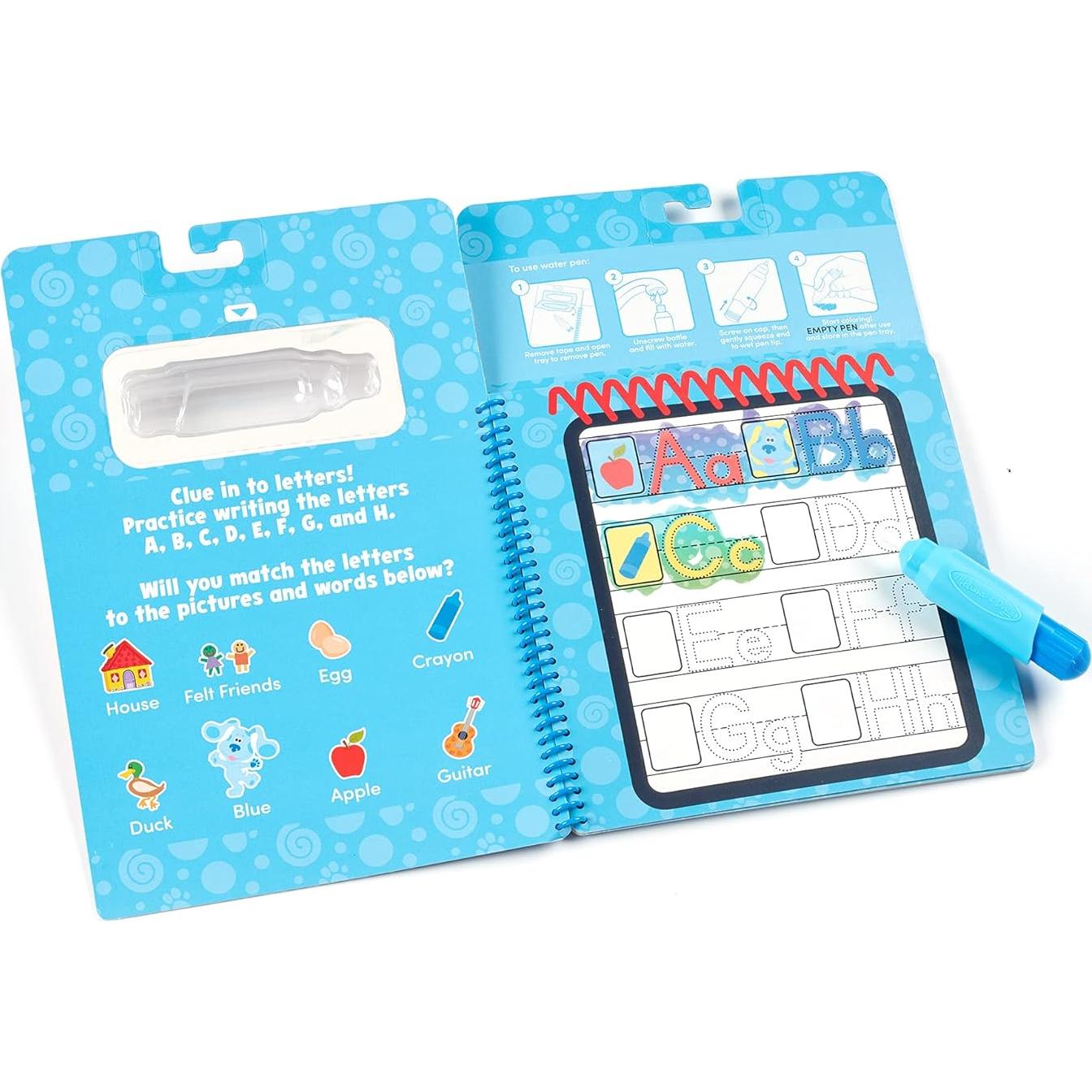 Cuaderno de Actividades Melissa & Doug Water Wow! Alfabeto
