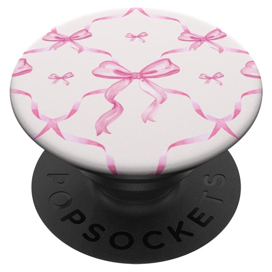 PopSockets Adhesive PopGrip Lazos Rosados Estéticos