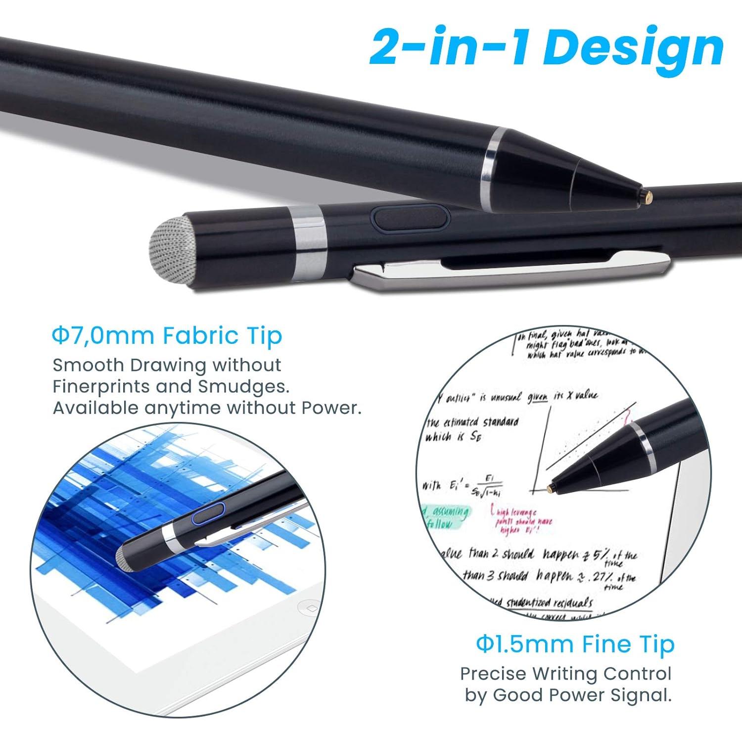 Lápiz Stylus Activo EDIVIA para Amazon Fire HD 10, Punta 1.5mm