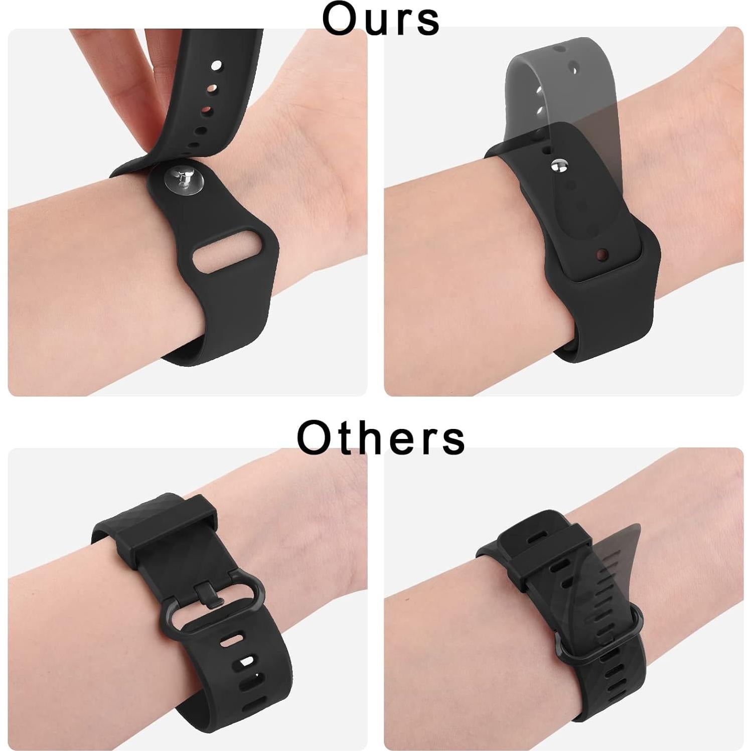 Correa de Silicona Suave 22mm Meliya para Reloj Inteligente