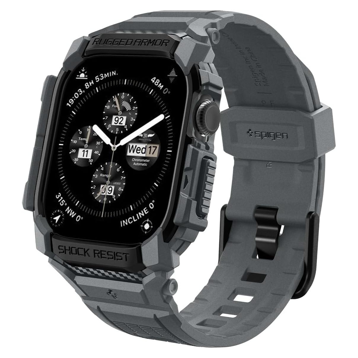 Funda Spigen Rugged Armor Pro para Apple Watch 46mm 2024