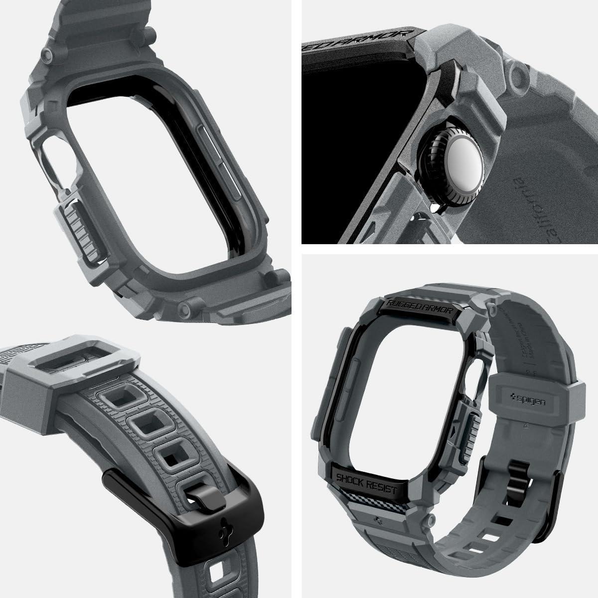 Funda Spigen Rugged Armor Pro para Apple Watch 46mm 2024