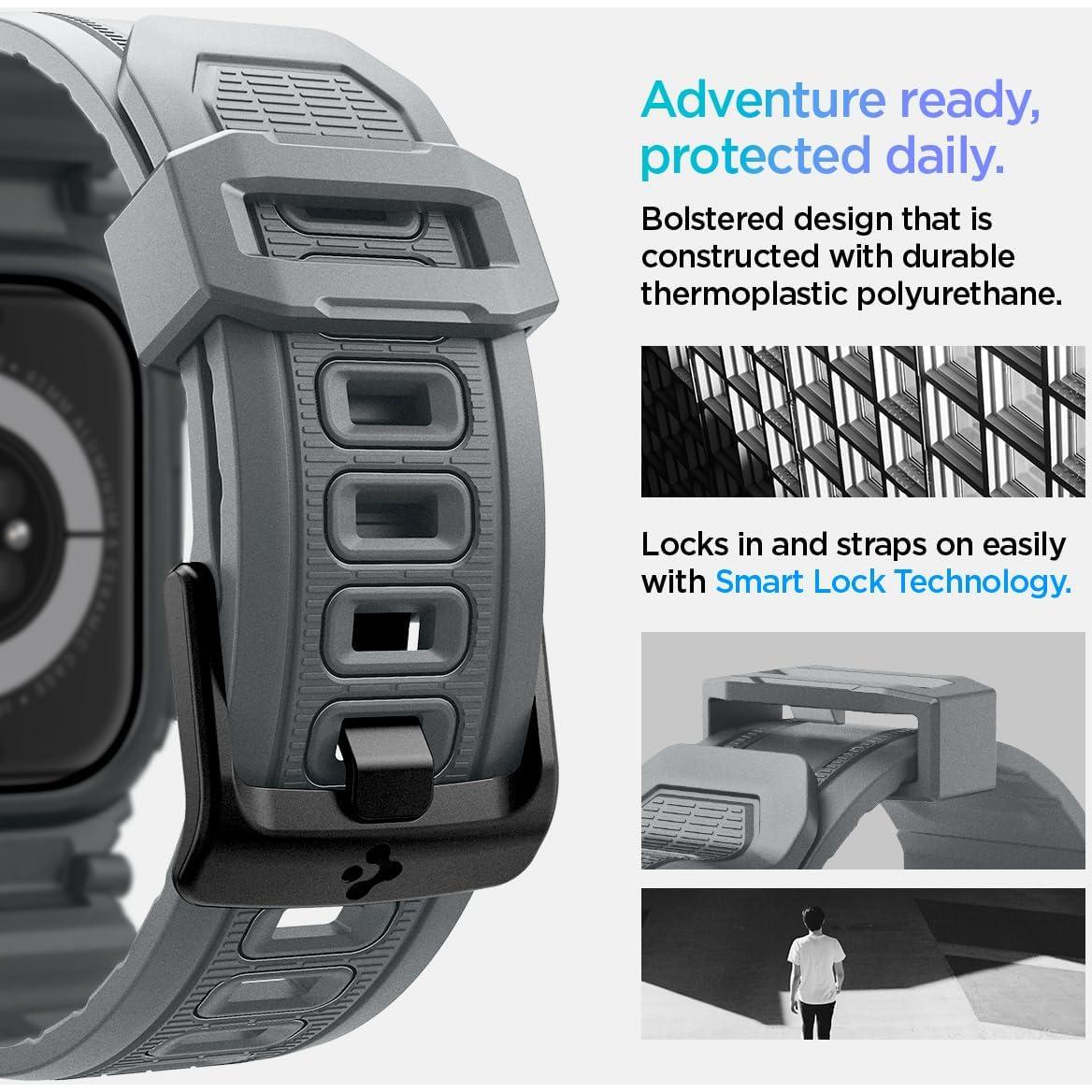 Funda Spigen Rugged Armor Pro para Apple Watch 46mm 2024