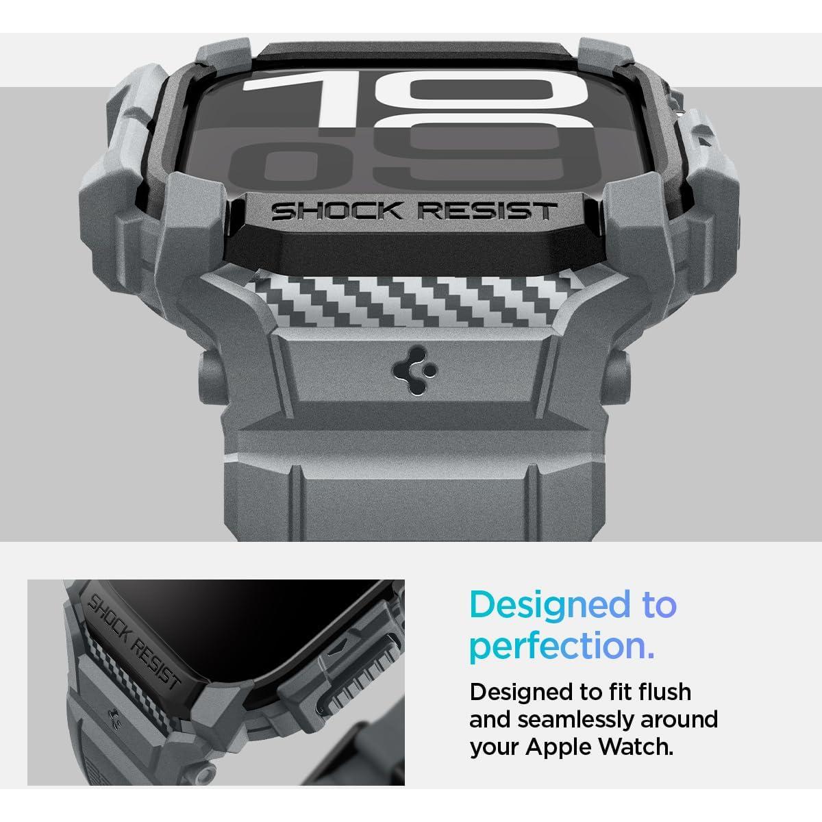 Funda Spigen Rugged Armor Pro para Apple Watch 46mm 2024